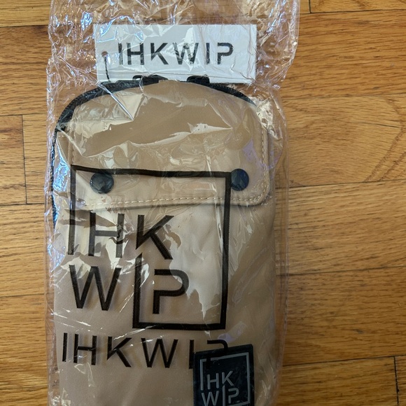 IHKWIP The Everyday Essentials Crossbody Bag Gray Water Resistant NIB
